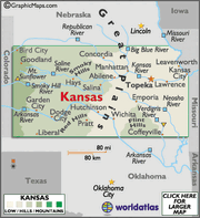 Map of Kansas