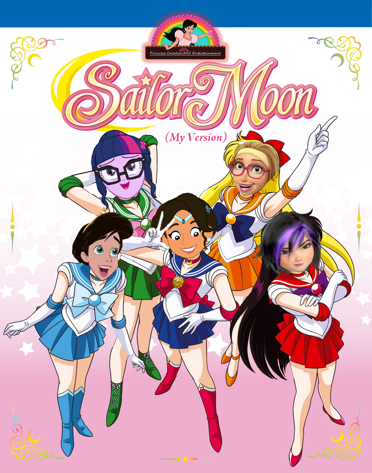 Classeur Disney Princess Feat Sailor Moon à petits prix