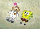 SpongeBob SquarePants and Sandy Cheeks