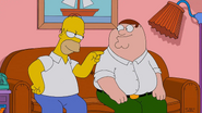 Homer Simpson And Peter Griffin