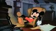Mickey sleeping in Lend a Paw