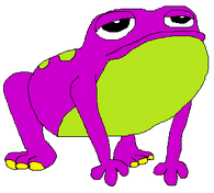 Barney's frog transformation in The Princess and the Frog .