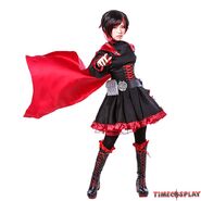 Rwby red trailer ruby rose cosplay costume06