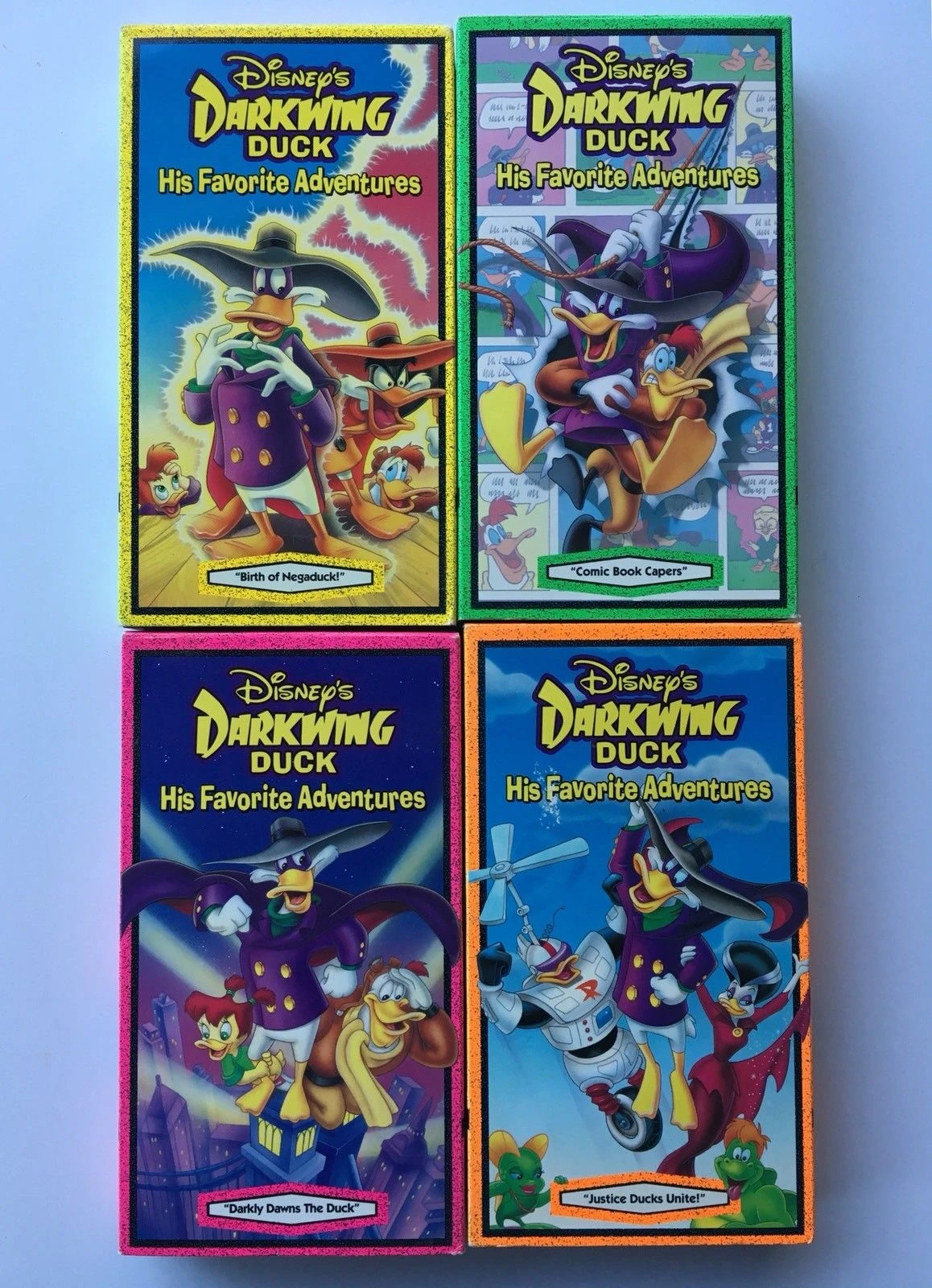Disneys Darkwing Duck Comic Book Capers Vhs 1993 Cart vrogue.co