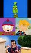 Grinch & Stan Marsh & Dennis Mitchell Vs. Robbie Rotten