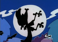 Rolf howling to the Moon