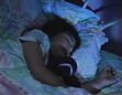 Tina falls asleep in Barney's Campfire Sing Along