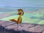 Wart (bird form) as Buster