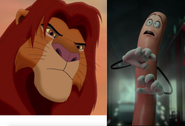 Simba Hates Frank the Sausage