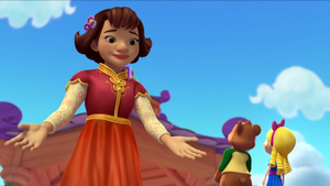 Tess Goldie and Bear