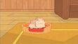 Pinky sleeping 