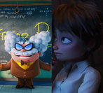 Professor Poopypants and Evelyn Deavor