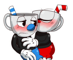 cuphead and mugman pranked by bendy by pokemonlpsfan 