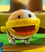 Poochy in Yoshi's Crafted World