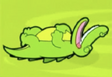 Clarence sleeping