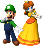 Luigi and Princess Daisy