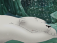 Mika (The Little Polar Bear) sleeping 2