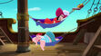 Captain Hook can't sleep and Smee was snoring