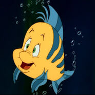 Flounder as Submarine Genie