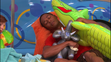 Shout (The Fresh Beat Band) was sleeping in Cool Pool Party