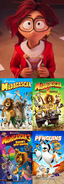 Katie Mitchell Likes Madagascar Trilogy and Penguins of Madagascar