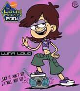 Luna Loud Early 2000s AU