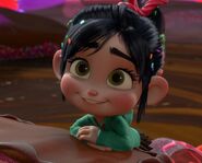 Vanellope von Schweetz as Young Anna