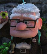 Carl Fredricksen as King Triton