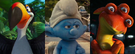 Rafael, Grouchy Smurf and Thurman