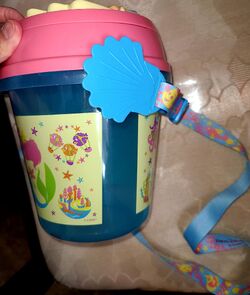 The little mermaid Ariel Shell type popcorn bucket Tokyo Disney Resort 