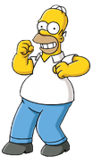 Homer Simpson as Jason Lee Scott