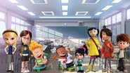 Penny, Margo, George and Harold, Vanellope, Kubo, Coraline Jones, and Nate the Classmates