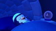Pip Puplon sleeping in Night at the Nursery