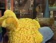 Big Bird falls asleep with his head plopped in the nest in the end of episode 1351