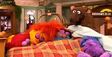 Mr. Huggles wakes up to find the monsters asleep