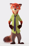 Nick Wilde as King Triton