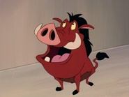 Pumbaa as Baloo