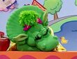 Baby Bop falls asleep in Let's Play School
