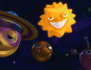 Goofy Planets as Kid Monsters doing skipping ropes