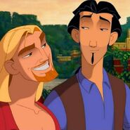 Tulio and Miguel as Nico and Pedro