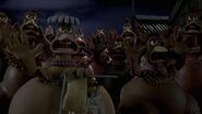 And the chickens from Chicken Run as the Hens