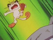 Meowth Being Hit by Onix