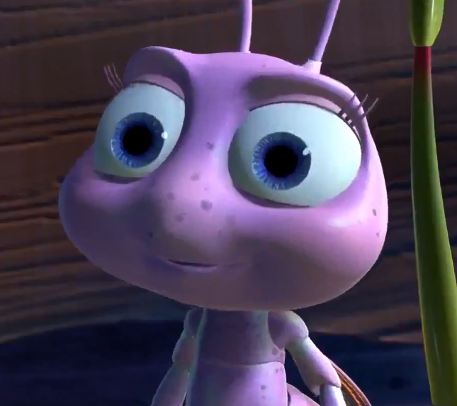 Bugs Life Princess Dot Disney Pixar Purple Ant Tiny Plush 1998 6 Baby Antz  Toy