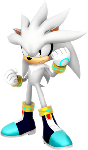 Silver the Hedgehog transparent