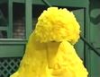 Big Bird rocks himself to sleep and wakes Baby Bird up with his snoring