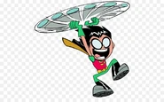 Robin as Goofy