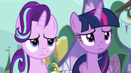 Twilight and Starlight feel sorry for Fluttershy S7E14