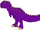 Cheng the Chinese Purple Dinosaur
