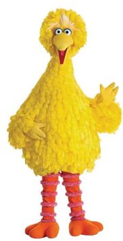 Big Bird (Sesame Street) as Mr Stork