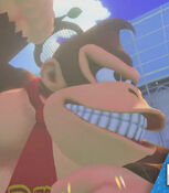 Donkey Kong in Mario Tennis- Ultra Smash
